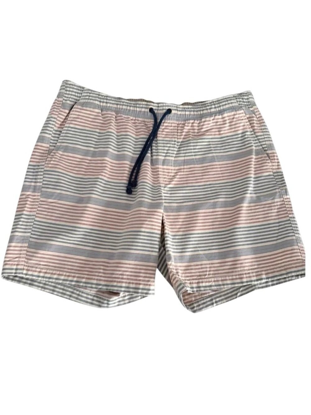 L.L. BEAN Pastel Striped Swim Shorts Lightweight Beach Summer xxl